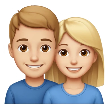 brother and sister sticker