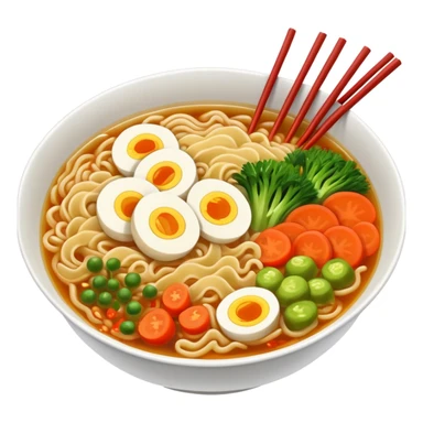 Packaged ramen sticker