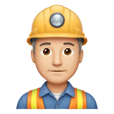 a man middle age worker  sticker