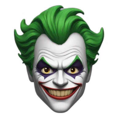 Joker as Batman film sticker