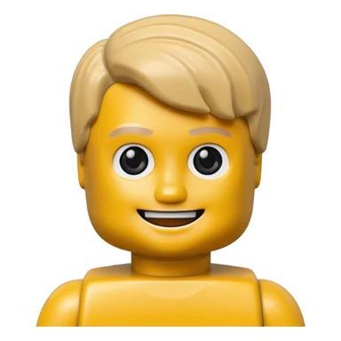 Lego boy head sticker