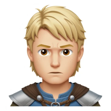 thorfinn face copy and paste  sticker