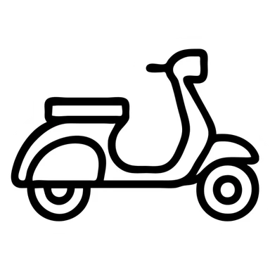 Vespa scooter sticker