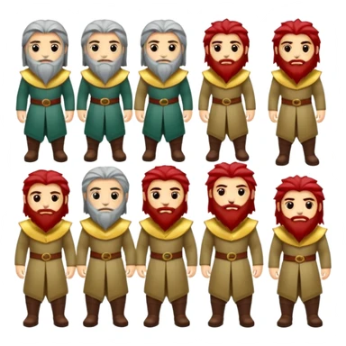 Güneş gözlüklü pantolonlu sarı kırmızı tişörtlü yeşil gözlü mavi saçlı aslan sticker