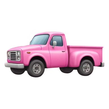 Pink truck sticker