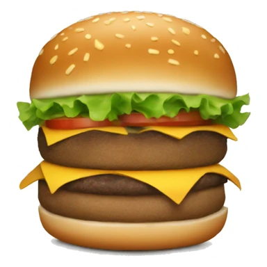 Burger sticker
