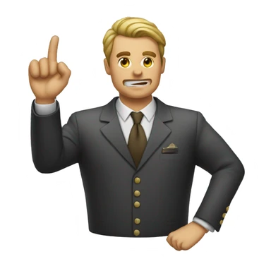 dealer saying no with finger sticker