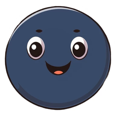 Adorable derpy emoji with googly eyes looking in different directions and a silly grin sticker