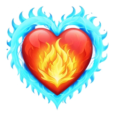 ❤️‍🔥💙 sticker