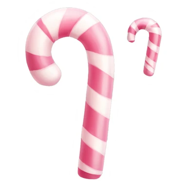 pale pink candy cane sticker
