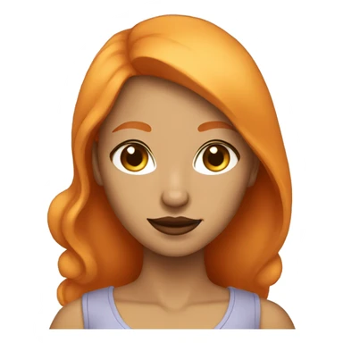 A fox as a light skinned woman sticker