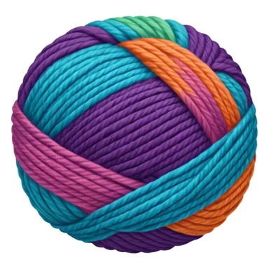 Rolled Yarn Ball sticker