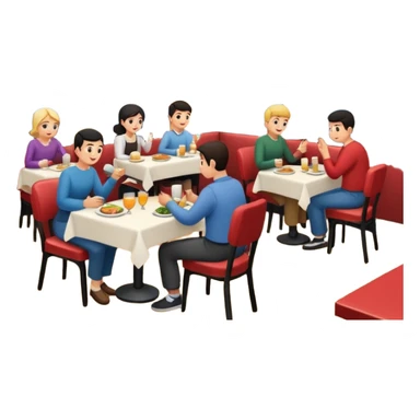 el restaurante sticker