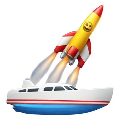 A car that has rocket bosters that can turn into a boat and airplane sticker