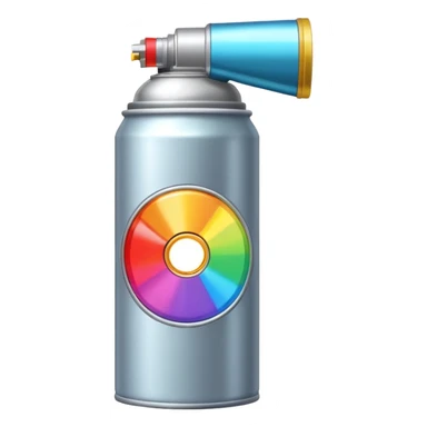 aerosol with a bright sticker   sticker