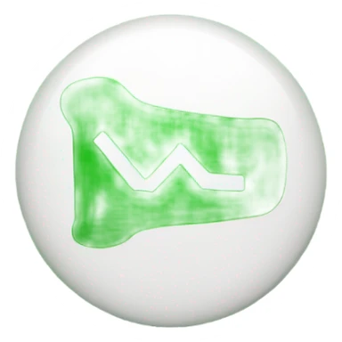 pause button with green background sticker