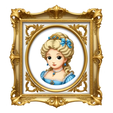 regency rococo sticker