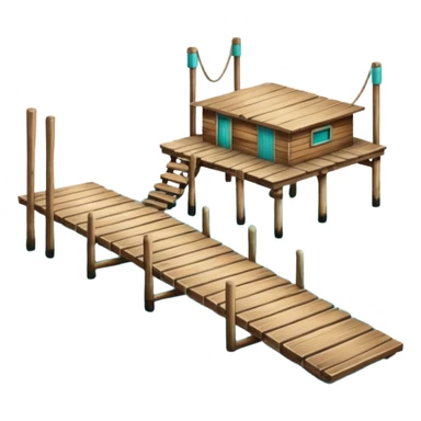 lagoon with dock sticker