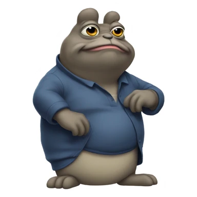 Pepe Big Chungus sticker