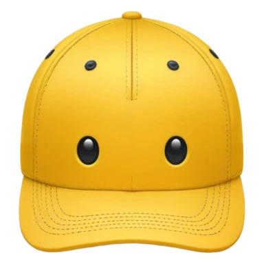 yellow golf hat sticker