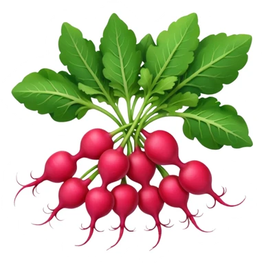 bunch of radish sticker