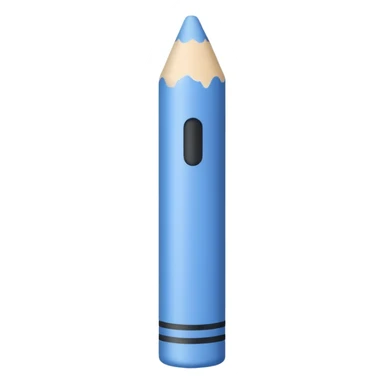 white crayon sticker