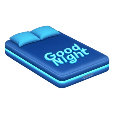 good night in letters sticker