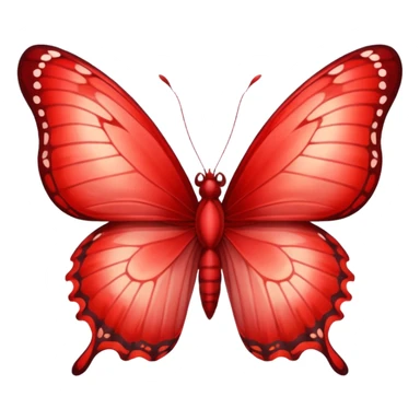 UNA BUTTERFLY RED FANTASY, PERO DEBE SER UN ROJO UN POCO CLARO. sticker