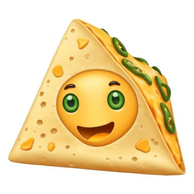 one single triangle nachos sticker