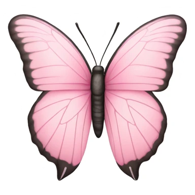 Light pink butterfly sticker