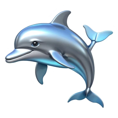 robot dolphin sticker