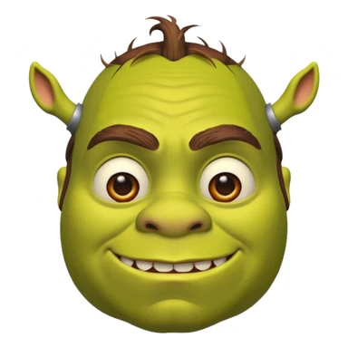 Shrek asombrado sticker