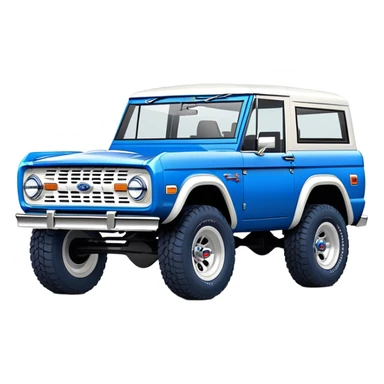 Ford Bronco - Ford (Model Year: 2021) (Iconic colour: Blue) sticker