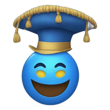 blue trick emoji sticker