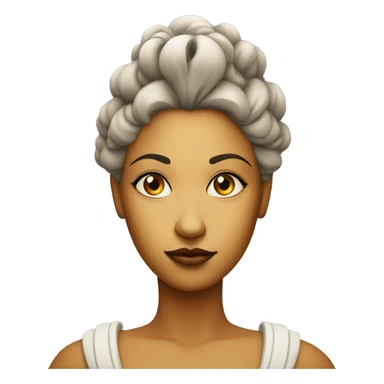 CAÏSSA ,front face of A CHESS GODDESS IN A SERIOUS MOOD sticker