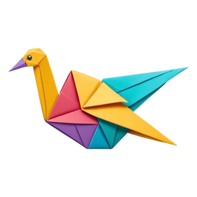 Audio en origami sticker