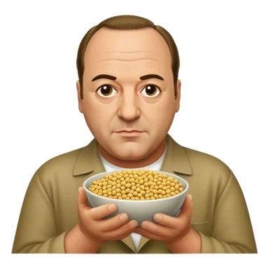 Tony soprano with soybeans sticker