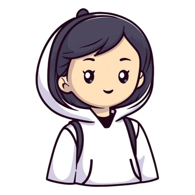 Girl coquette sticker