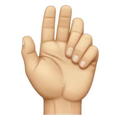 rear of veiny fist backview sticker