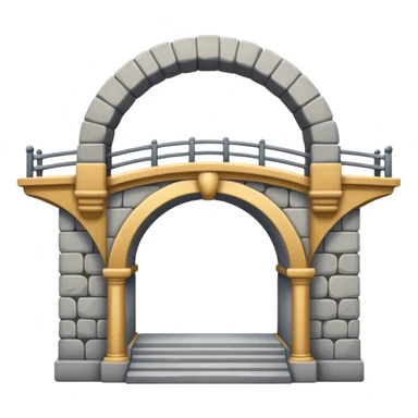 use this bridge. 2 ARCHES, one big platform. you see how there is 2 arches on top sticker