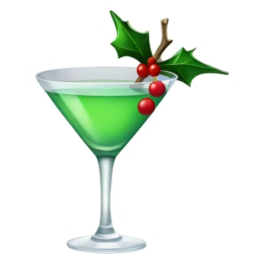 Christmas martini  sticker