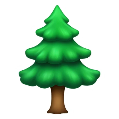 Cozy Christamas green tree sticker