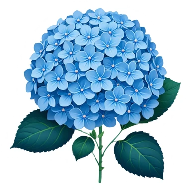 Blue Hydrangeas sticker