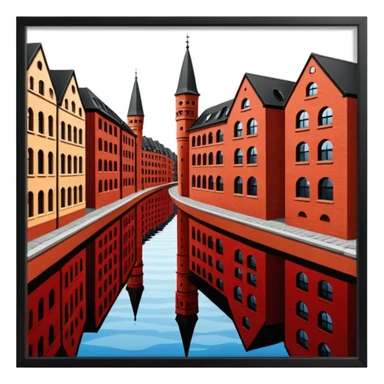 Speicherstadt sticker