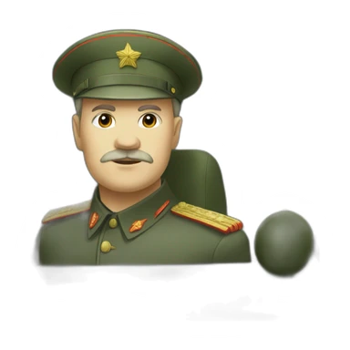 Lenin in the military car sticker