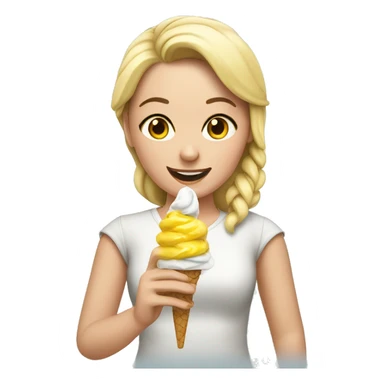 2 Freundinnen essen ein eis sticker