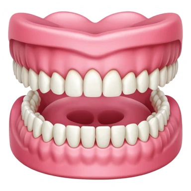 prótesis dental completa sticker