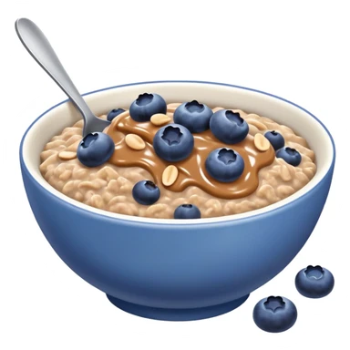 Blueberry peanut butter chocolate oatmeal sticker