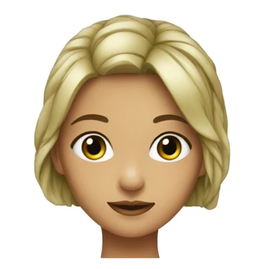 Fille aux yeux verts sticker