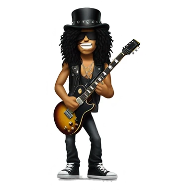 Slash from Guns'N'Roses sticker